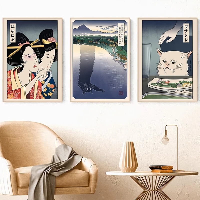 ญี่ปุ่น Ukiyoe สไตล์โปสเตอร์พิ - Japanese Lifestyle At Home บทวิจารณ์และราคา
